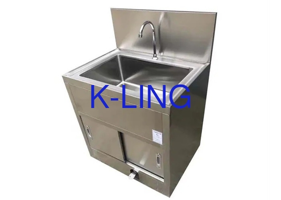 Stainless Steel Clean Room Equipments Hand Washing Sink With Soap Dispenser