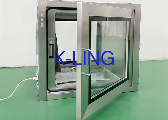 Electronical Lock Cleanroom Pass Box For Laser Process And 600*600*600mm Internal Work Zone