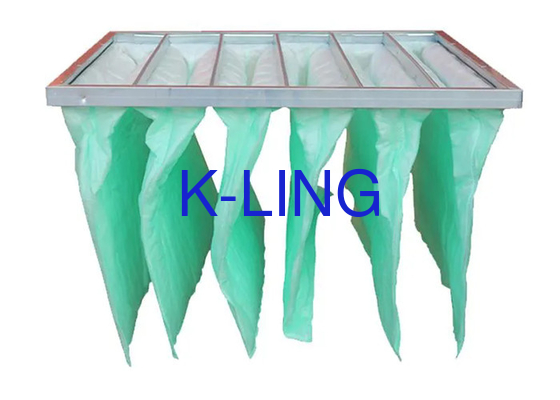 Multi Pockets Filters for Air Conditioning with High Air Volume of 2500m3/h and Easy Installation
