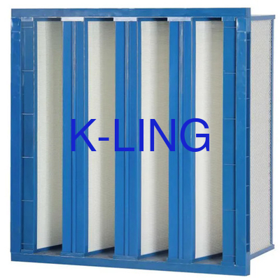 Plastic Frame V Bank Filter For Clean Room Filtration And Performance In Industrial Environments