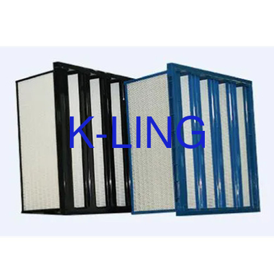 Plastic Frame V Bank Filter For Clean Room Filtration And Performance In Industrial Environments