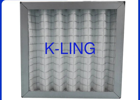 Primary Panel Furnace Pleated Pre Filter HVAC Air Filter For Clean Room