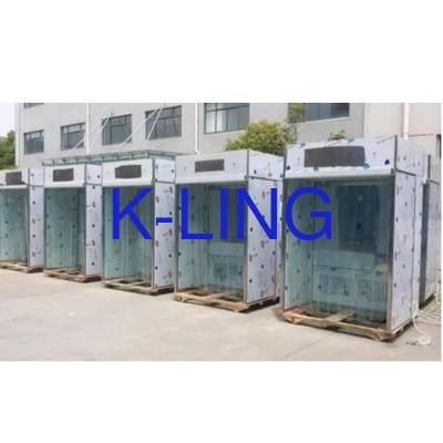Stainless Steel Laminar Flow Booth for Powder Weighting H13 F6 G3 Filtration Step