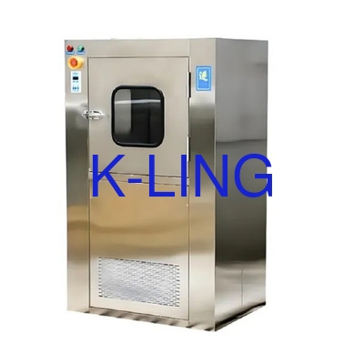 PLC Control Air Shower Pass Box in White Color Customized Size for Controlled Environment