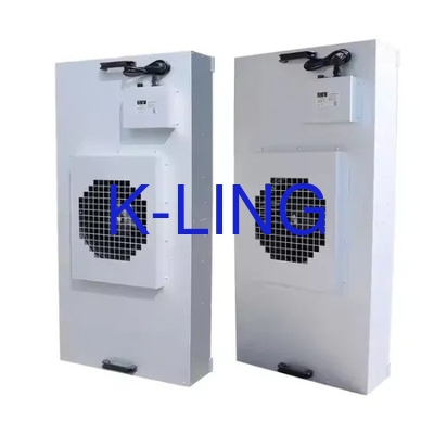 Class 100-1000 Purification Fan Filter Unit In Powder Coated Steel And Silver For Top- Efficiency