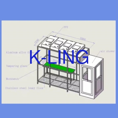 Original Softwall Clean Room for Pharmaceutical Manufacturing White