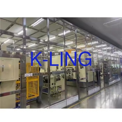 Easy To Install Softwall Clean Room Class 10-10000 Cleanliness 0.45m/s Windspeed