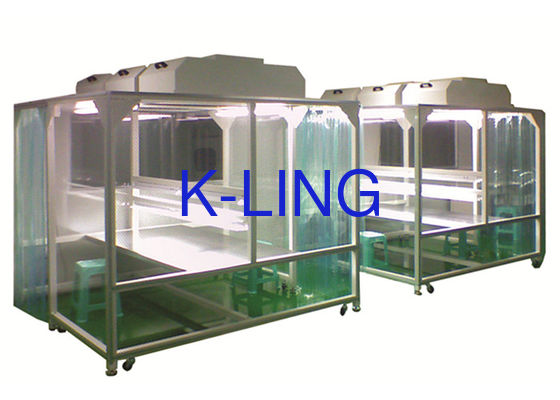 EBM Fan Modular Softwall Cleanroom with Stainless Steel Frame for Class 10000 Hospital and Laboratory Use