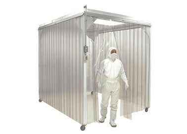 SUS304 / SS304 Class 100 Pharmacy Clean Room With PVC Plastic Curtain Wall