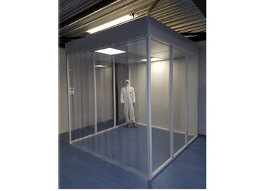 Customized SS201 Vertical Air Flow Softwall Clean Room For Food Factory