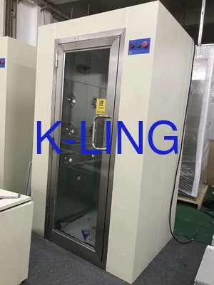 Manual Swing Door Stainless Steel 304 Air Shower for Controlled Cleanroom Contamination Prevention