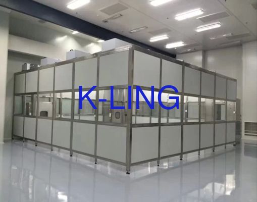 Modular Cleanroom System with 99.99% @ 0.3UM HEPA Filter, Customized Size, and ISO5/6/7/8 Purification Rank
