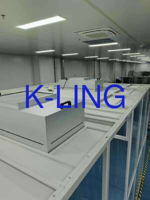Quick Assembly And Disassembly Modular Cleanroom with 99.99%@0.3um HEPA Filtration and 300LUX Purification Light