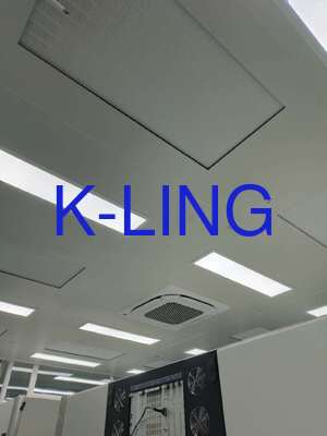 Less Than 65 DB Modular Cleanroom with 50mm Thickness and HEPA Filter 99.995%@0.3um Efficiency for Medical Device Manufacturing