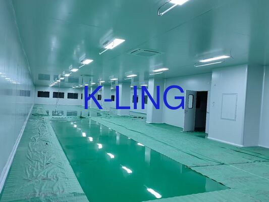 Hardwall Cleanroom Softwall Clean Room Featuring Glass Magnesium Rock Wool Sandwich Panel 50mm Ceiling and Wall Ideal for Cleanroom Solutions