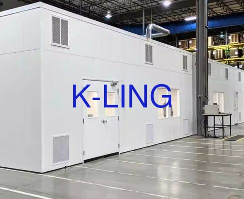 ISO5 Class 100 Modular Clean Room with HEPA Filter and Glass Magnesium Rock Wool Sandwich Panel