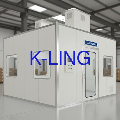 Modular Clean Room with HEPA Filter and Prefilter, Glass Magnesium Rock Wool Sandwich Panel 50mm, and ISO5 to ISO8 Purification Rank