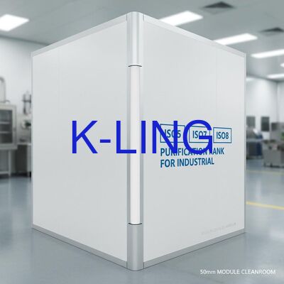Sandwich Panel 50mm Module Cleanroom Featuring ISO5 ISO6 ISO7 ISO8 Purification Rank for Industrial