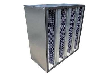 Industrial V - Bank Active Carbon Filter For Air Conditioning System