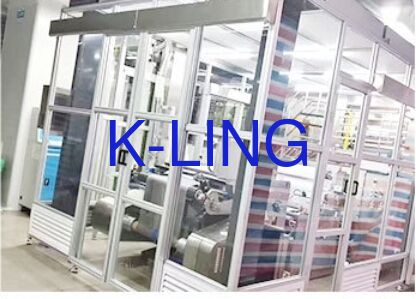 Pvc Vinyl Floor Modular Cleanroom Including Double-layer Vacuum Organic Glass Window and1000 Cleanliness Level for Laboratory