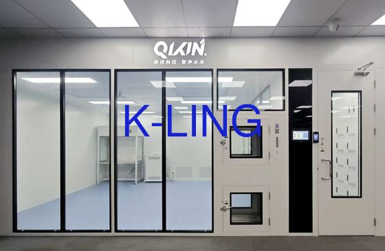 Epoxy Floor Laminar Flow Booth Ensuring Dust Free Clean Room Environment Perfect for Assembly Testing and Control Processes