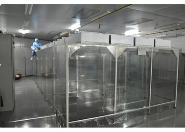 Industrial Laboratory Softwall Clean Room , PC Control Class 1000 Cleanroom