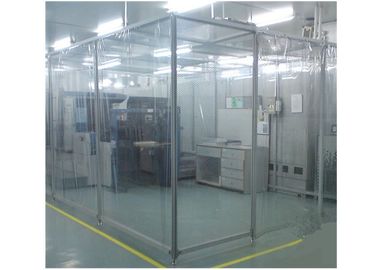 Class 100 ISO 5  Portable Softwall Clean Room For Drug And Cosmetics Production