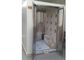 Half Glass SUS 304 Frame Door Cargo Air Shower Tunnel For Cleanroom Entrance