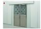 Auto Sliding Door Air Shower Booth With Powder Coated Wall / DC Motor