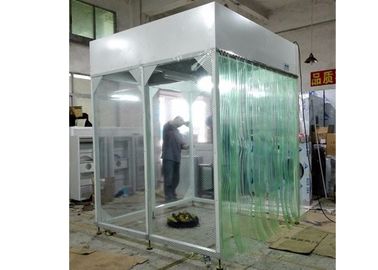 0.175 KW Vertical Airflow Booth Steel With Powder Coated Modular Structure