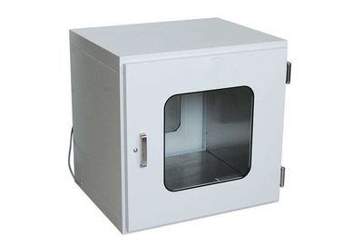 Powder Coated Steel Static Pass Box For Modular Clean Room Pass Windows