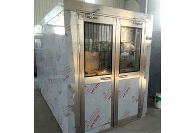 Electricity Double Swing Door Cleanroom Air Shower For Cargo And People