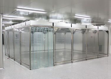 Movable  Softwall Clean Room For Microelectronic Industry 2 Years Warranty