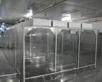 ISO7 Industrial Anti Static  Softwall Clean Room For Mobile LCD Cleanroom