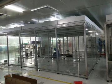 ISO8 HEPA Air Filtration Softwall Clean Room For Candy Workshop  /  Laminar Flow Booth