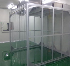 ULPA Filter Portable Softwall Clean Room For Biology Laboratory  Built - In Centrifugal Blower