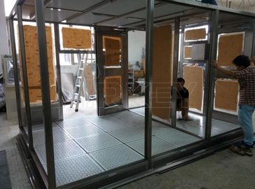 Lab Dedicated Class 100 Modular Clean Room With HEPA Filter / Plastic Curtain Wall