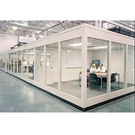 GMP Standard  Softwall Clean Room Booth Powder Coated Steel Frame And Ceiling