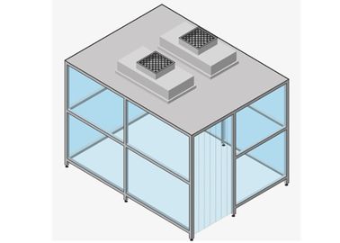 Laboratory Softwall Clean Room With HEPA Filters / Movable Clean Booth