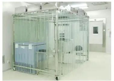 Soft Wall Modular Pharmacy Clean Rooms Cleanliness Class 100 - 100000