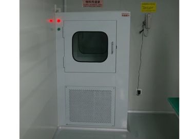 Electronic Interlock Air Shower Pass Box Powder Coated Steel Material