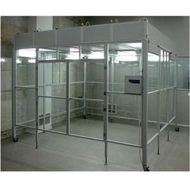 Power Coated Steel Softwall Cleanroom Pharmaceutical , Vertical Laminar Air Flow Chamber