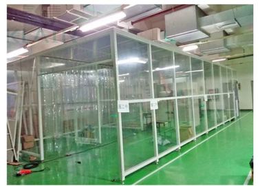 Pharmaceutical Softwall Clean Room , Laminar Flow Down Booth Light Weight