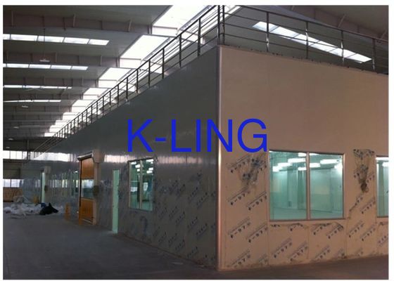 Fireproof Sandwich Panels Softwall Clean Booth with Steel Airtight Door and Aluminum Profile Corner Treatment
