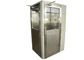 Swing Door Corner Cleanroom Air Shower Auto Blowing Compact And Sound In Structure