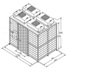 Modular Purification 65dB G4 Filter Clean Room Booths