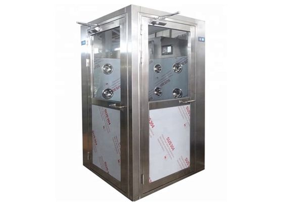 L Type Door Direction Cleanroom Air Shower For 2 Person