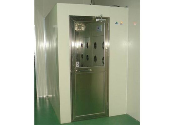 Powder Coating Steel 25m/s Cleanroom Air Shower With Fan