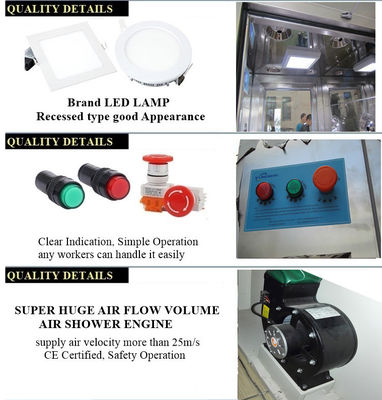 Class1000 Air Shower Cleanroom With High Efficiency Filters