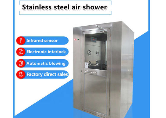 Ventilation Purifier Swing Door Air Shower Tunnel With H13 Filter